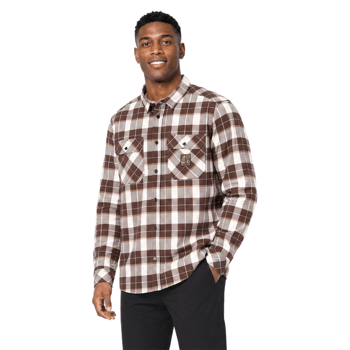 FXR HD Flannel Shirt - Cedar/Sand