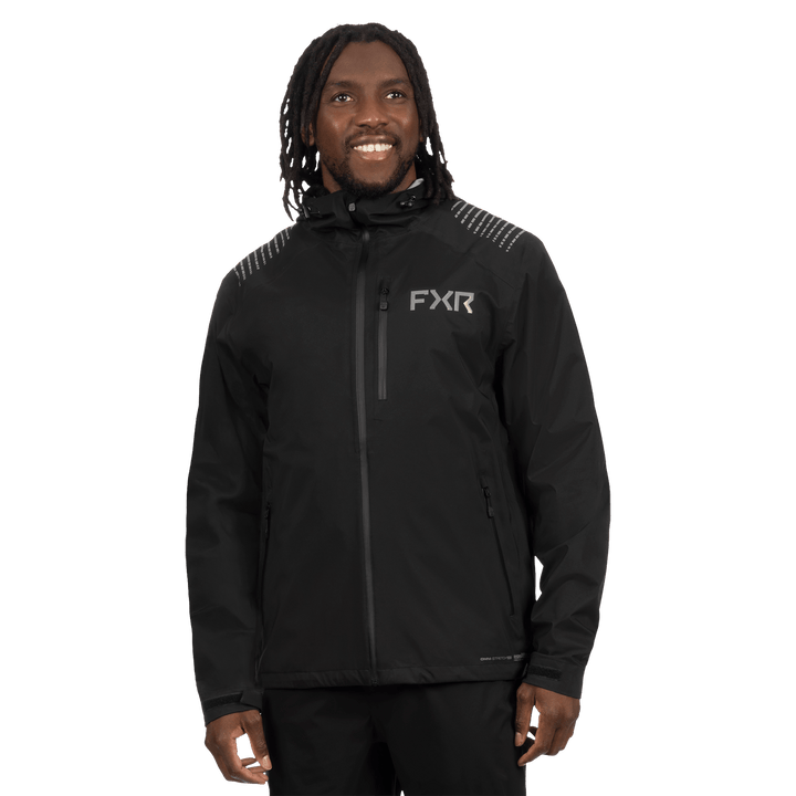 FXR Adventure Lite 3-Layer Jacket - Black/Grey