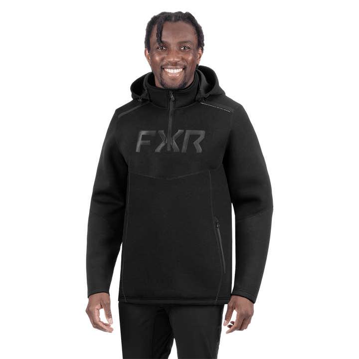 FXR Alt 1/4 Zip Hoodie - Black/Black Ops