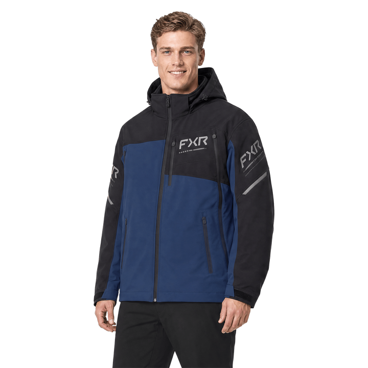 FXR Ascend Shell Jacket - Midnight/Black