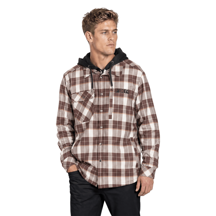 FXR Insulated Flannel Jacket - Cedar/Sand