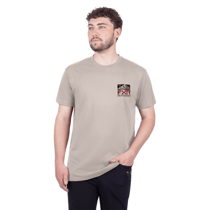 FXR Mountain Tee - Sand/Oxblood