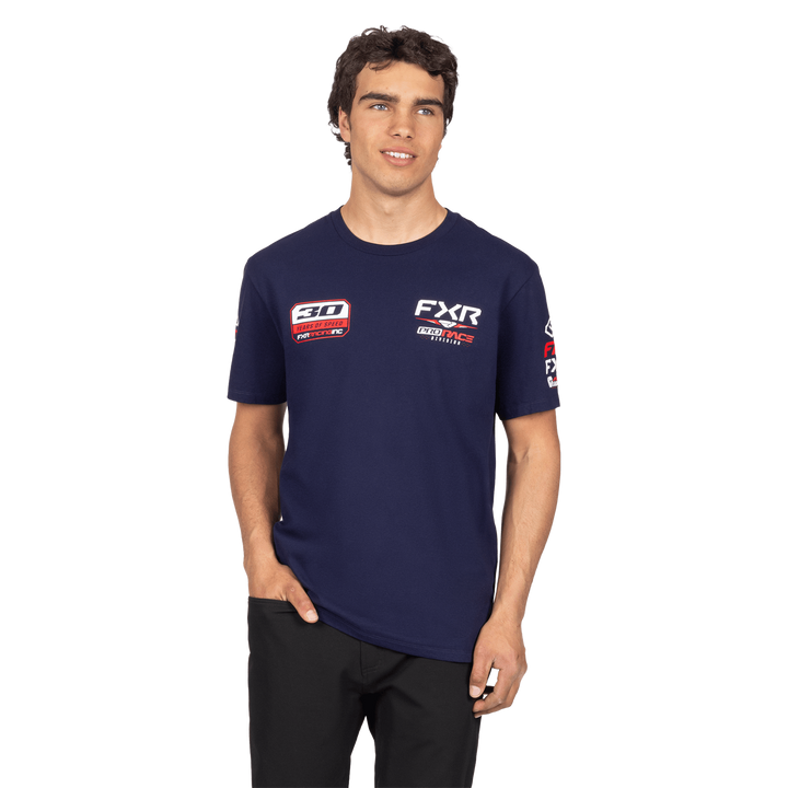 FXR Race Division Tee - Navy/Red