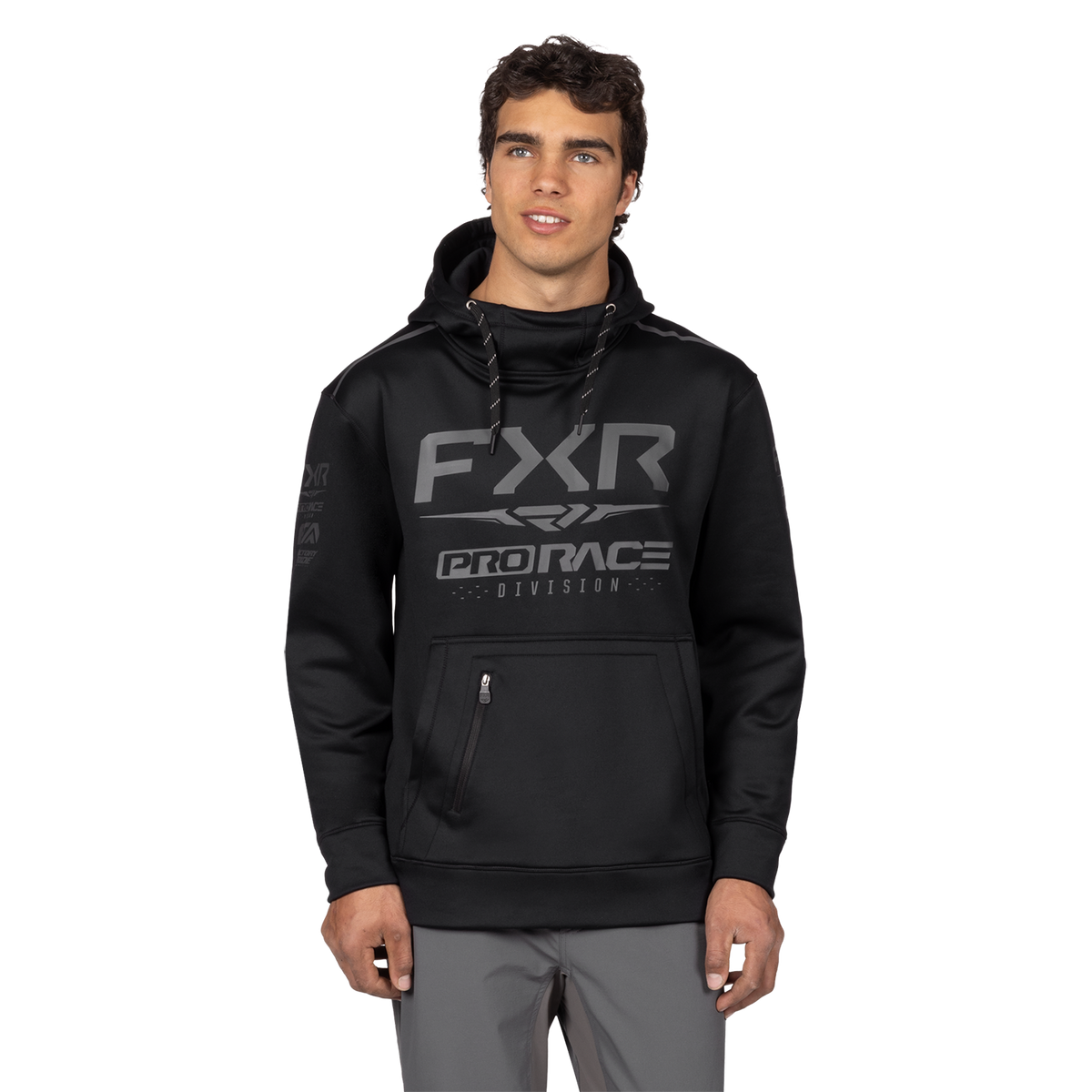 FXR Race Division Hoodie - Black/Black Ops