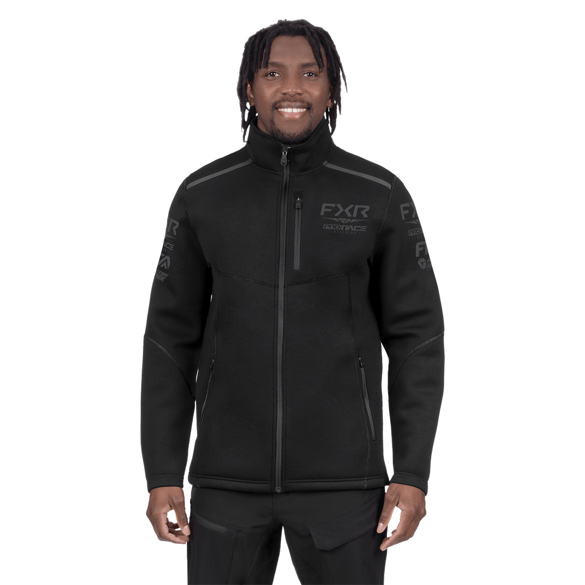 FXR Race Division Zip Up - Black/Black Ops