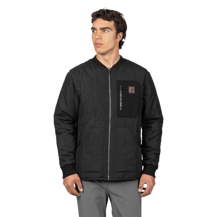 FXR Rig Quilted Jacket - Black