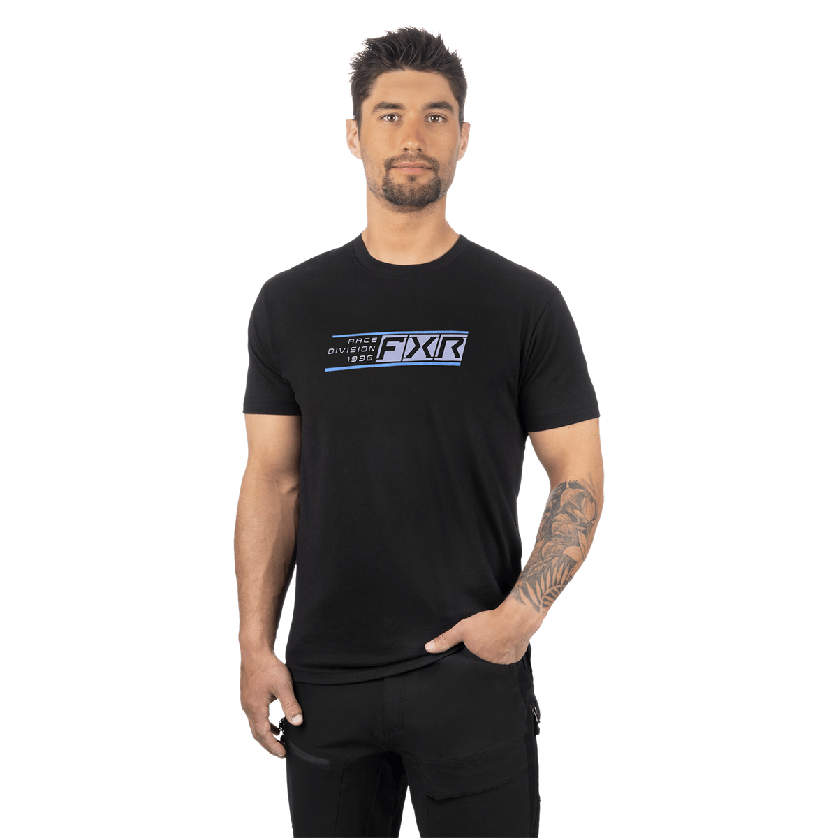 FXR Rush Tee - Black/Blue