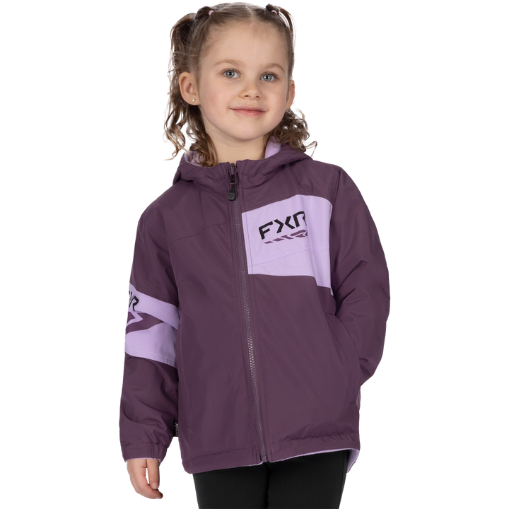 FXR Toddler Ascend Reversible Jacket - Grape/Lavender
