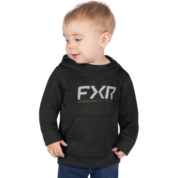 FXR Toddler Hydro Hoodie - Black/Kash