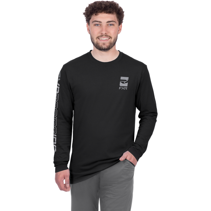 FXR Victory Long Sleeve - Black/Grey