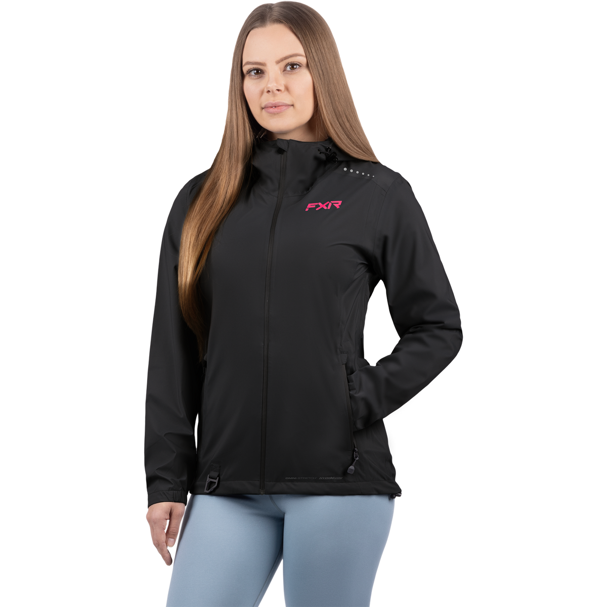 FXR Women's Adventure Lite 3-Layer Jacket - Black/Razz