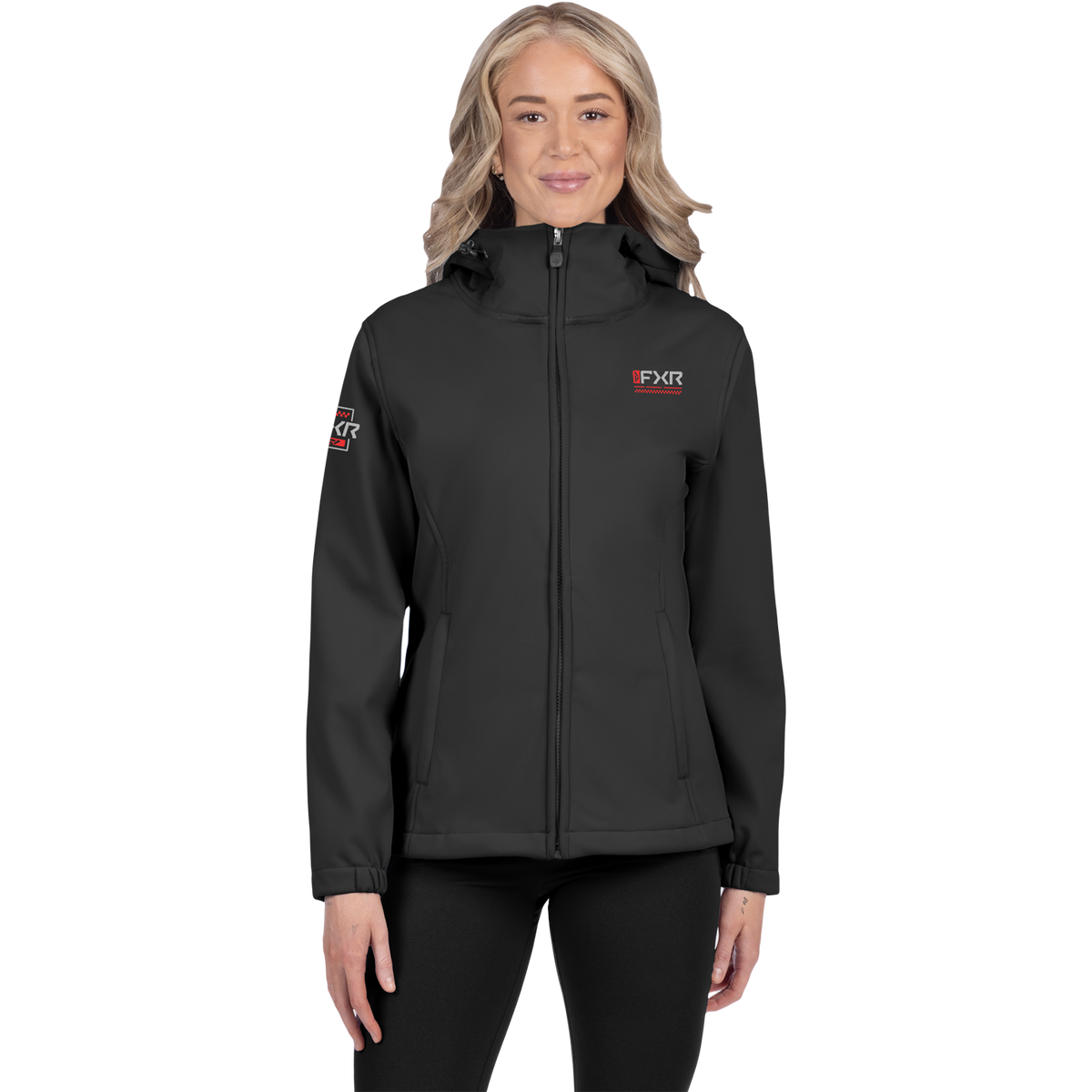 FXR Women's Hydro Shell Jacket - Black/Red