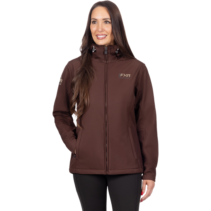 FXR Women's Hydro Shell Jacket - Cedar/Sand