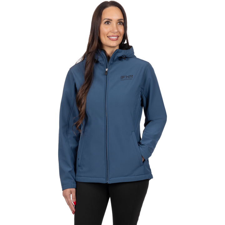 FXR Women's Hydro Shell Jacket - Steel/Black