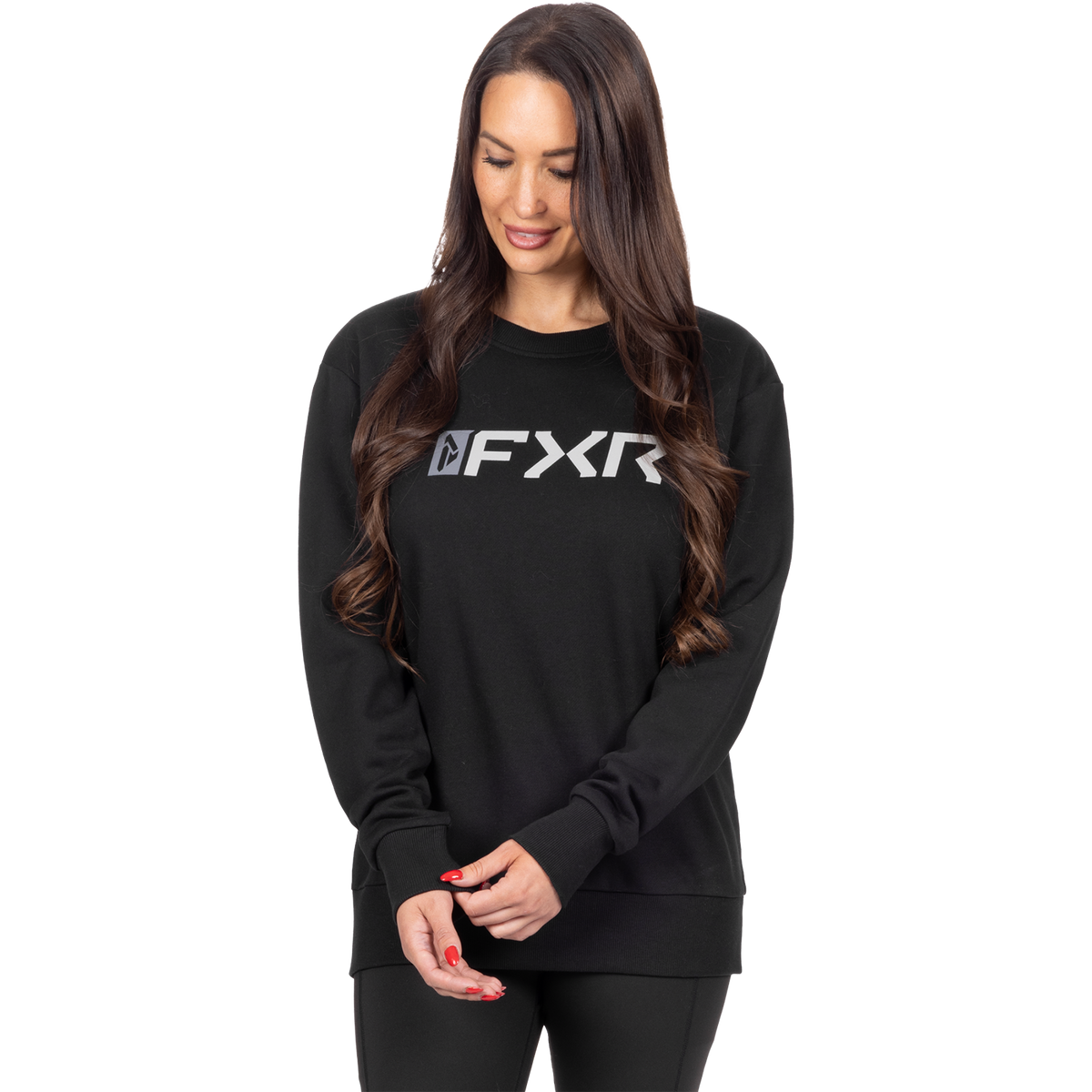 FXR Women's Miter Sweatshirt - Black/Grey