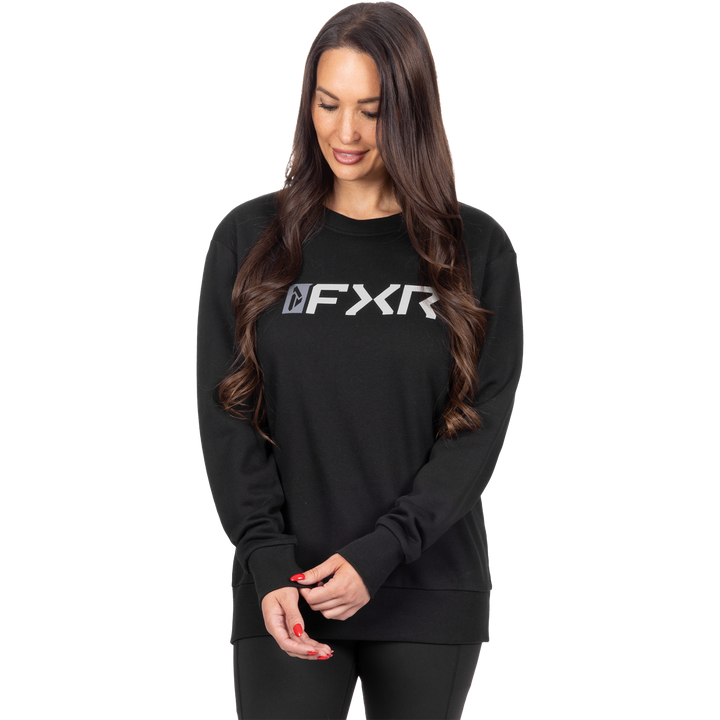 FXR Women's Miter Sweatshirt - Black/Grey