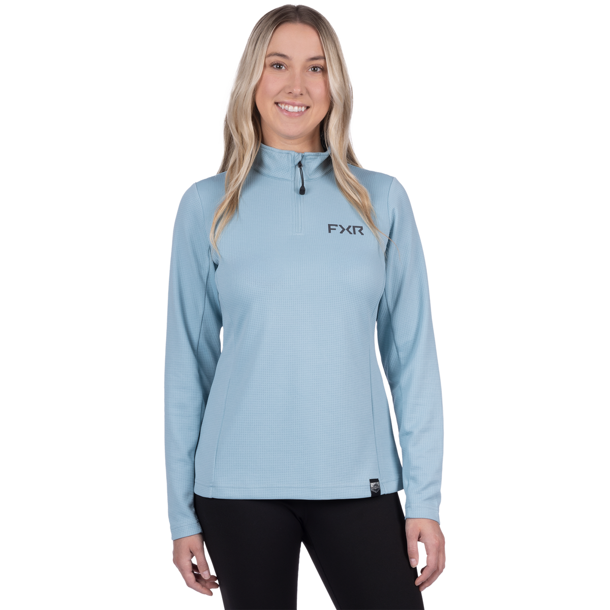 FXR Women's Pilot 1/4 Zip Long Sleeve - Berry/Maroon