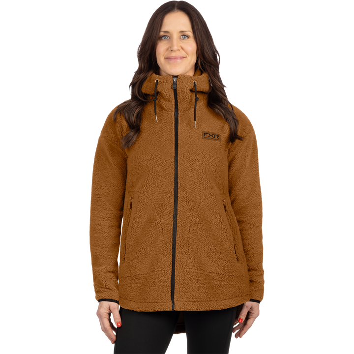 FXR Women's Sapphire Sherpa Jacket - Umber