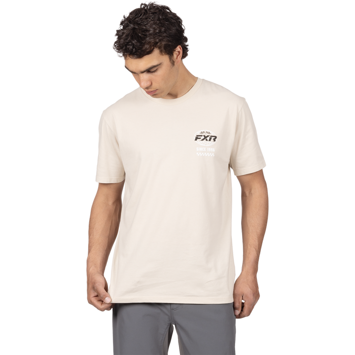 FXR Youth World Tee - Sand/Black