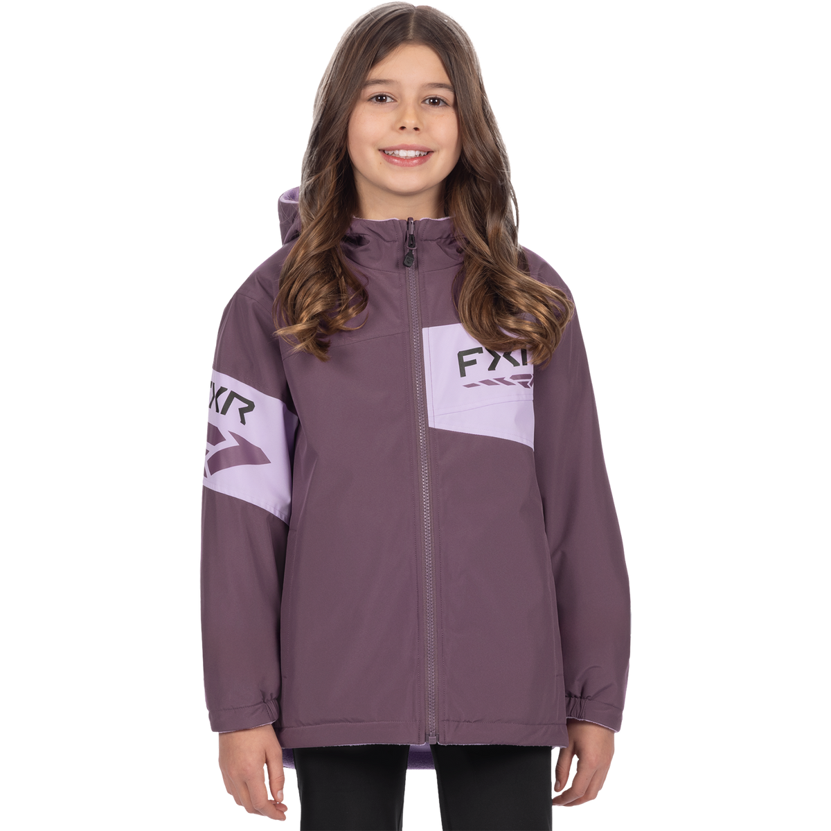 FXR Youth Ascend Reversible Jacket - Grape/Lavender