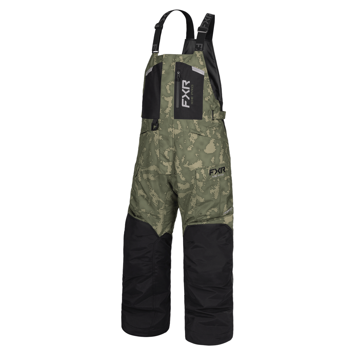 FXR Excursion FX Bibs - Moss/Black