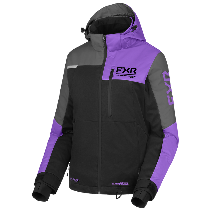 FXR Women's Fresh Jacket - Black/Amethyst/Char