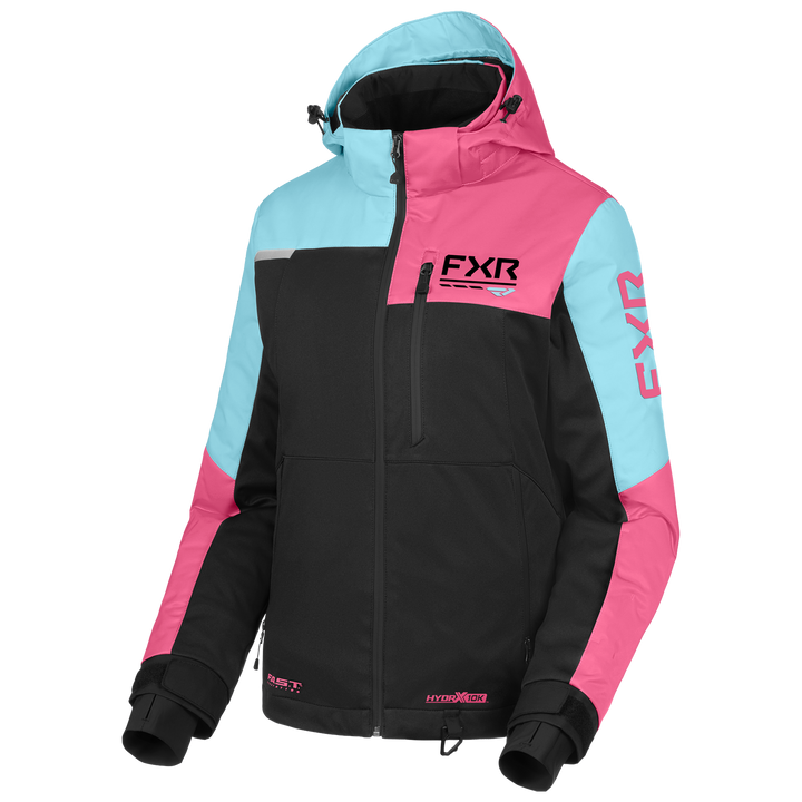 FXR Women's Fresh Jacket - Black/Maui/Blue Steel