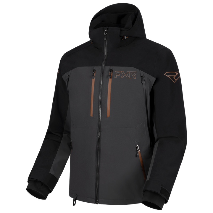 FXR Helium Pro 3-in-1 Jacket - Black/Asphalt