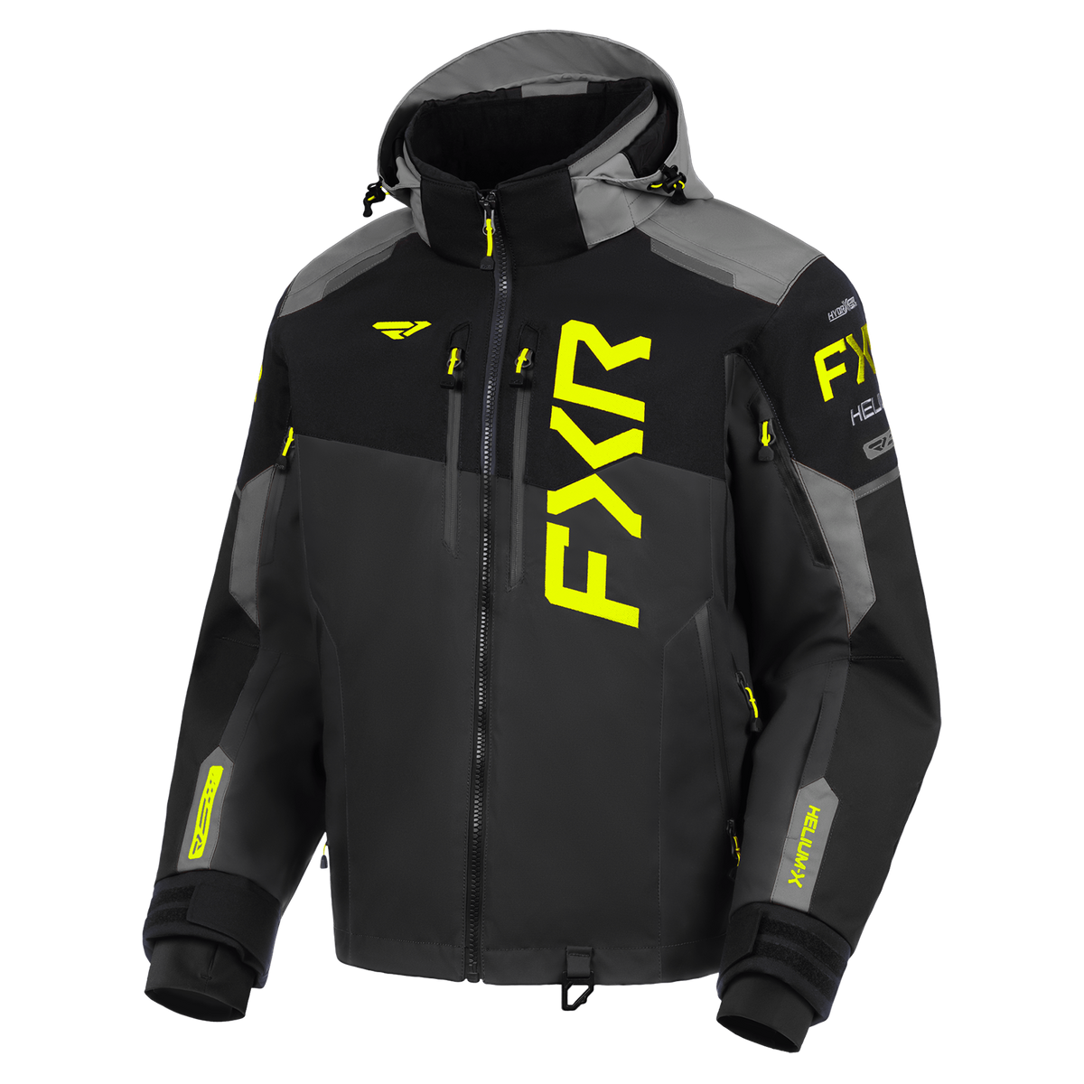 FXR Helium X 2-in-1 Jacket - Asphalt/Titanium/Hi-Vis