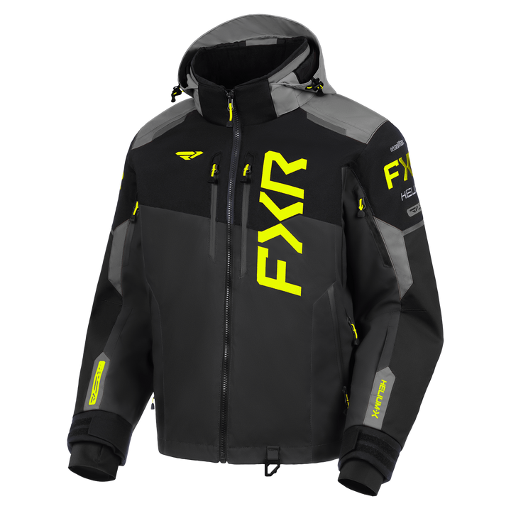FXR Helium X 2-in-1 Jacket - Asphalt/Titanium/Hi-Vis