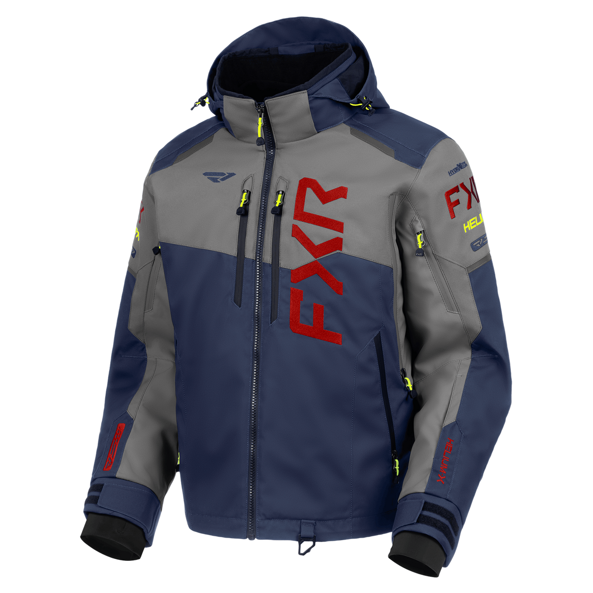 FXR Helium X 2-in-1 Jacket - Midnight/Titanium/Red
