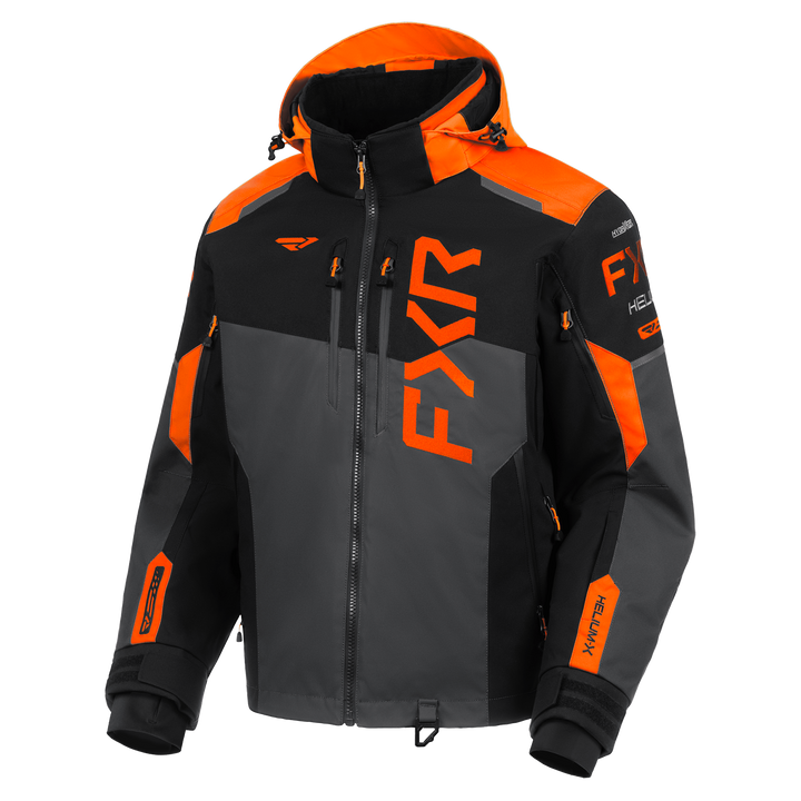 FXR Helium X 2-in-1 Jacket - Asphalt/Black/Orange