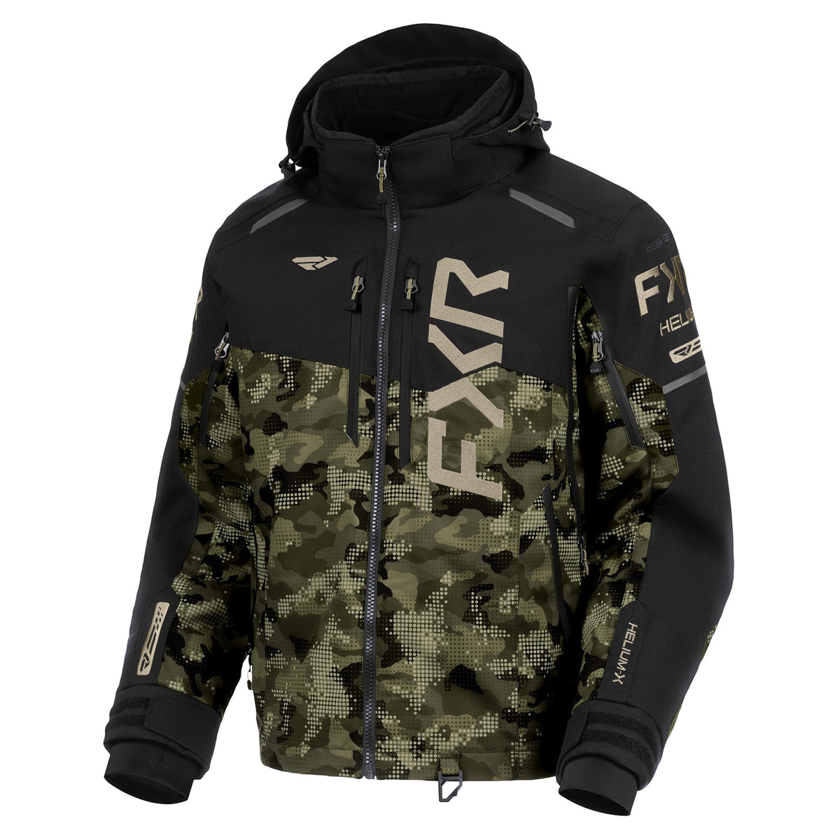FXR Helium X 2-in-1 Jacket - Camo/Black/Stone