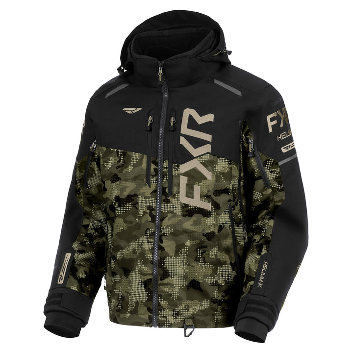 FXR Helium X 2-in-1 Jacket - Camo/Black/Stone