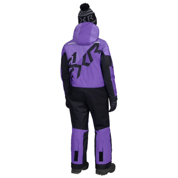 FXR Kids Cold Cross CX Monosuit - Amethyst/Black