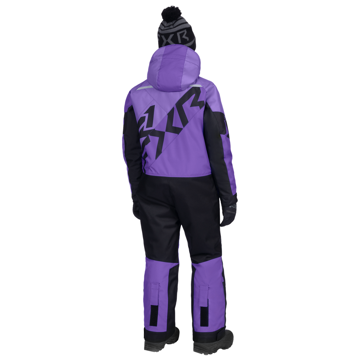 FXR Youth Cold Cross CX Monosuit - Amethyst/Black