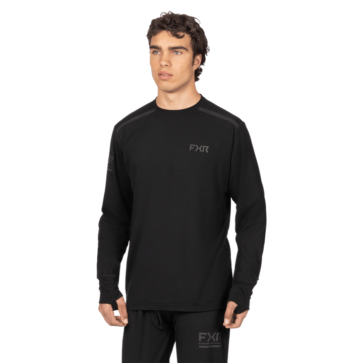 FXR Surge Bamboo Long Sleeve - Black