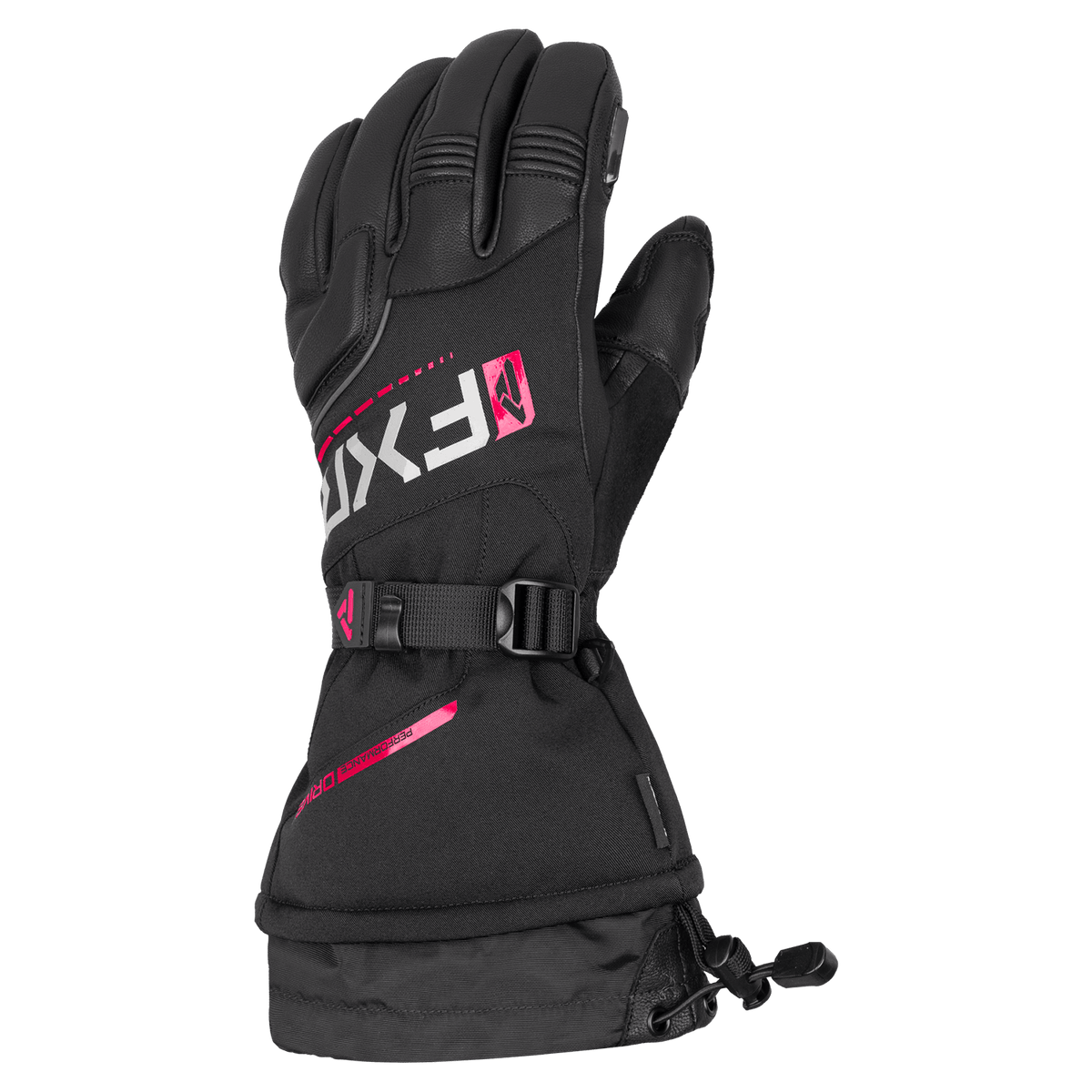 FXR Women's Fusion Glove - Black/Razz