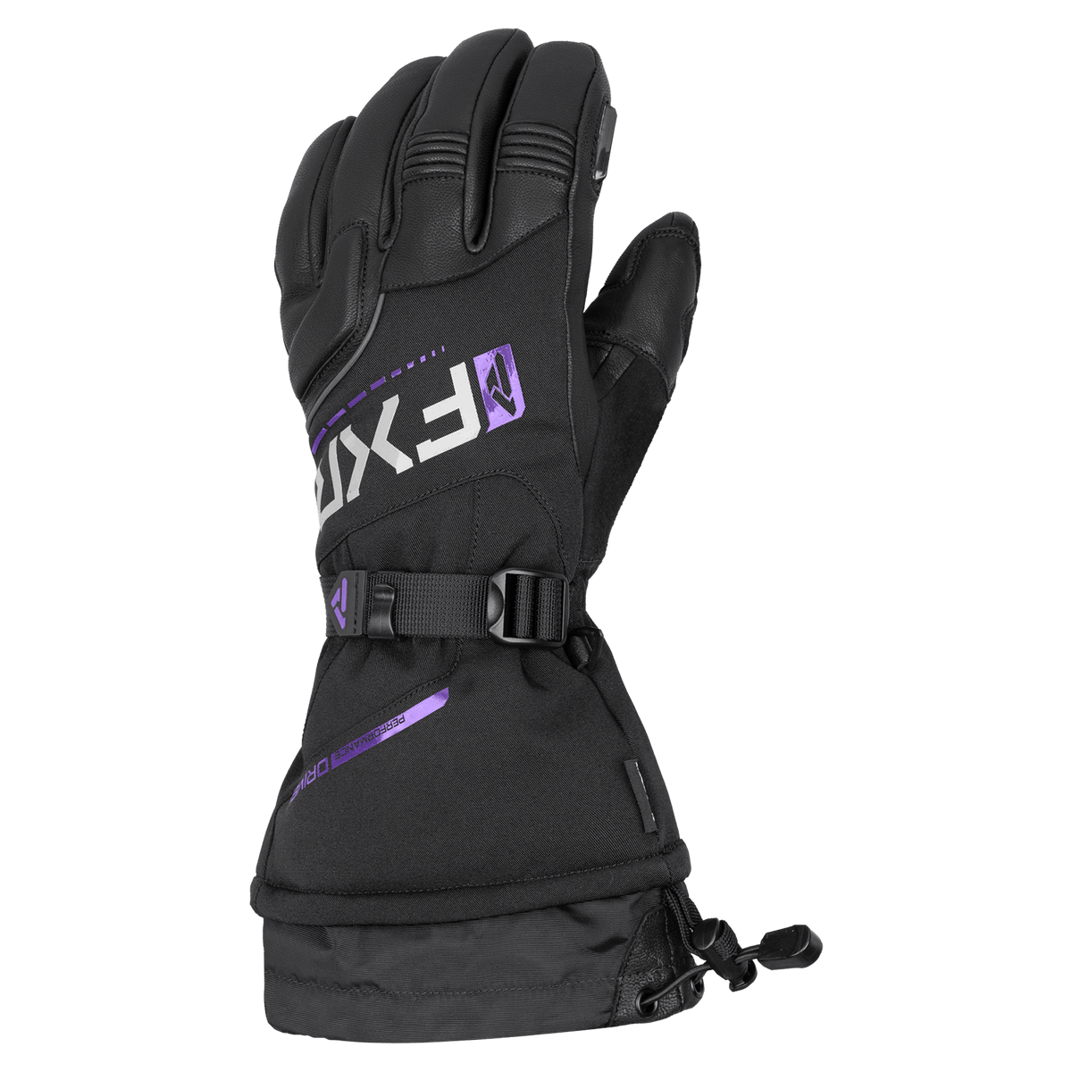 FXR Women's Fusion Glove - Black/Amethyst