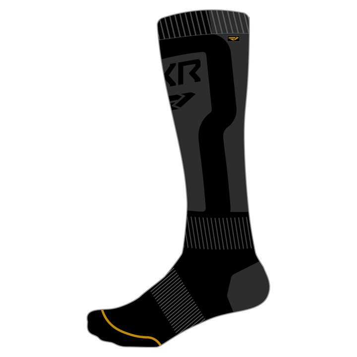 FXR Vapor Merino Sock - Asphalt/Black