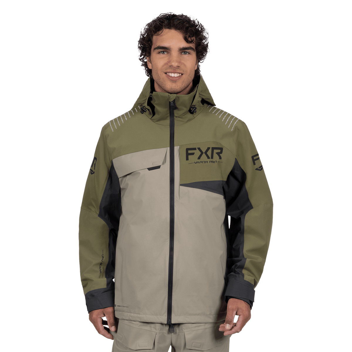 FXR Vapor Pro 3-Layer Jacket - Moss/Stone