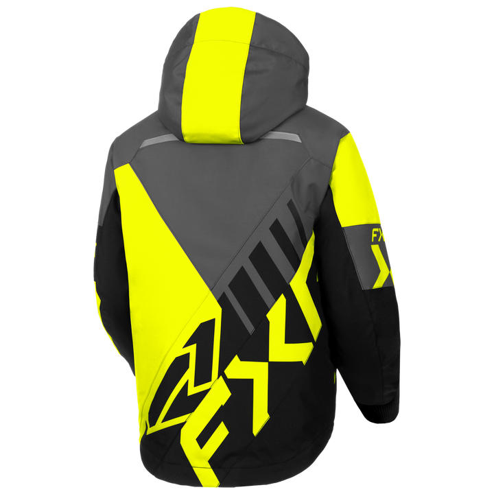 FXR Youth Cold Cross CX Jacket - Hi-Vis/Black/Char