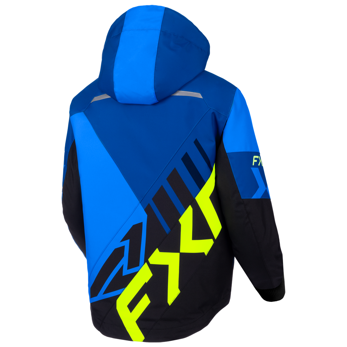 FXR Child Cold Cross CX Jacket - Blue/Black/Hi-Vis