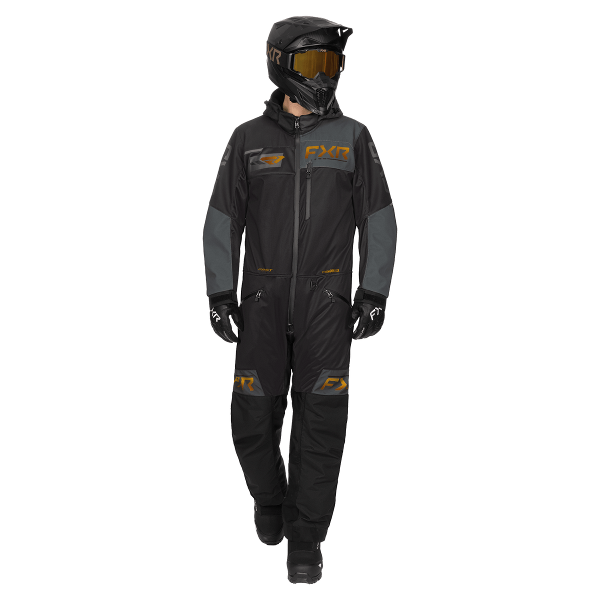 FXR Rev F.A.S.T. Insulated Monosuit - Black/Asphalt
