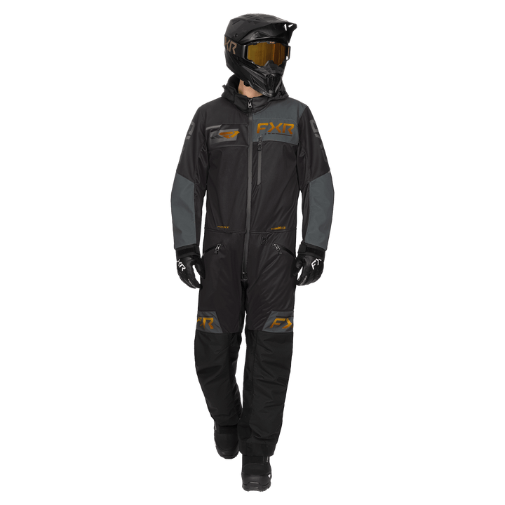 FXR Rev F.A.S.T. Insulated Monosuit - Black/Asphalt