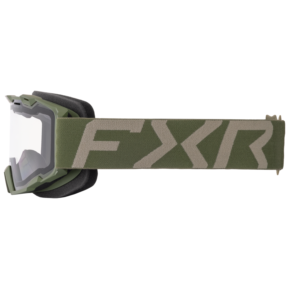 FXR Youth Maverick Clear Goggle - Army