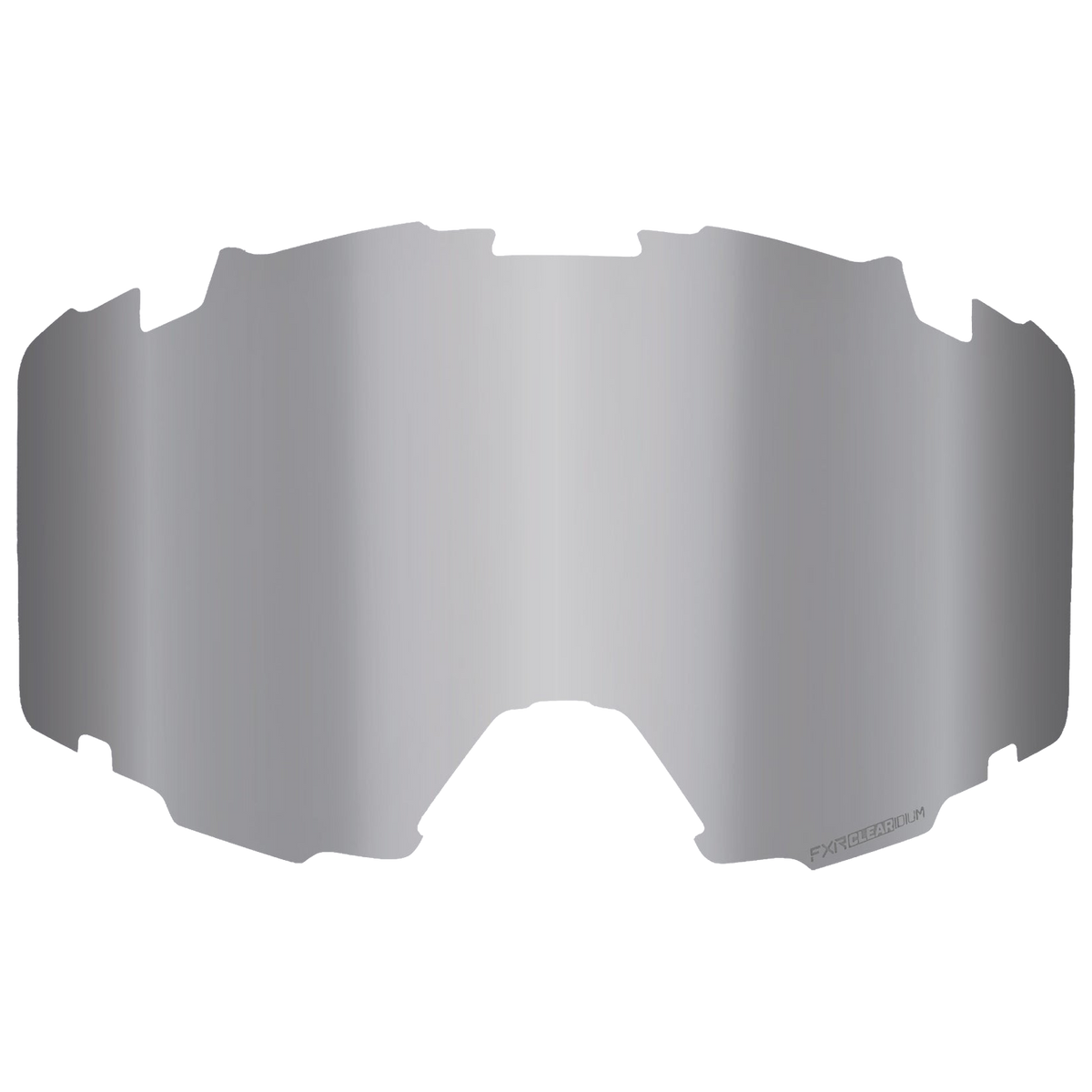 FXR Pilot Clear Dual-Mirror Smoke Mirror Lens