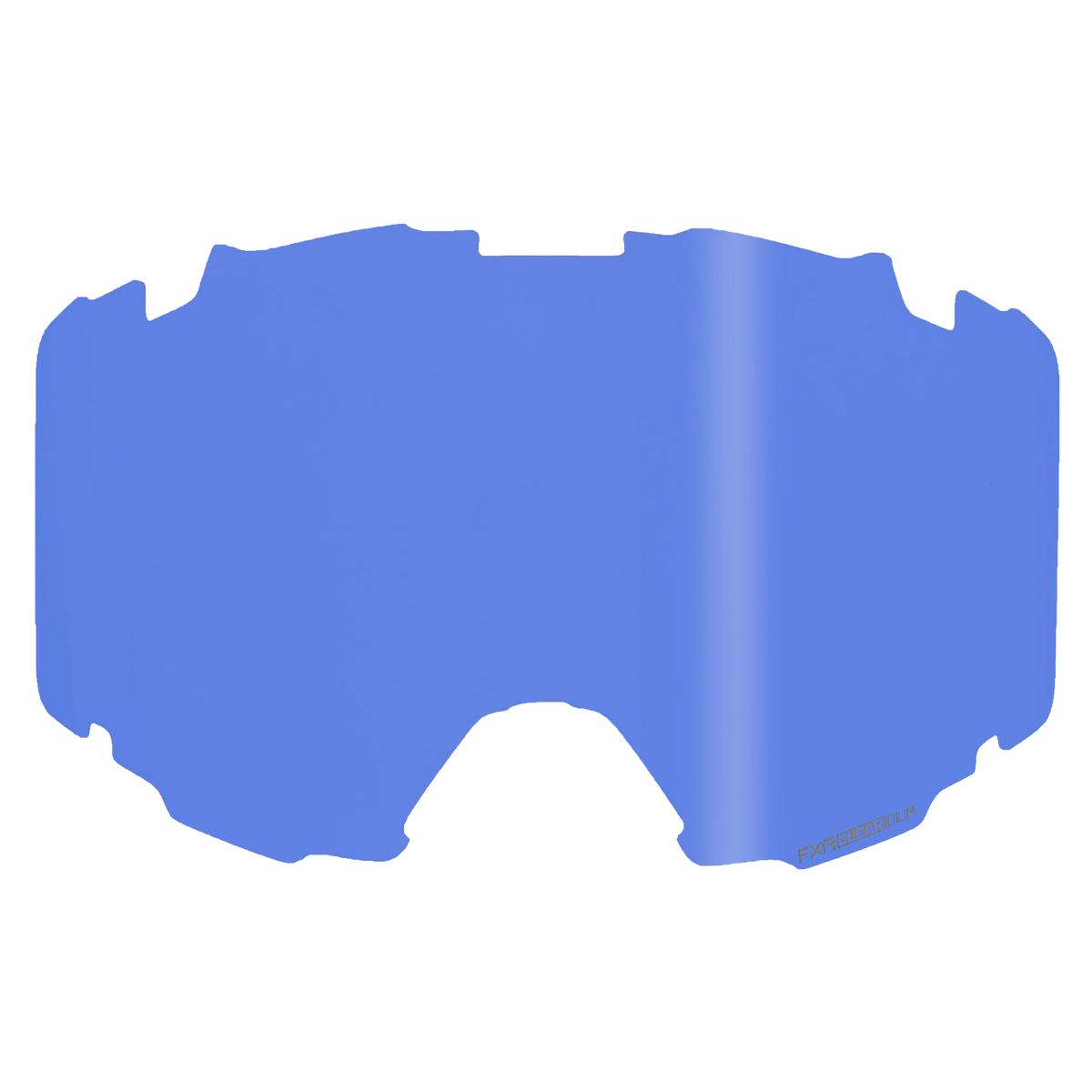 FXR Pilot Clear Dual-Mirror Lens - Blue