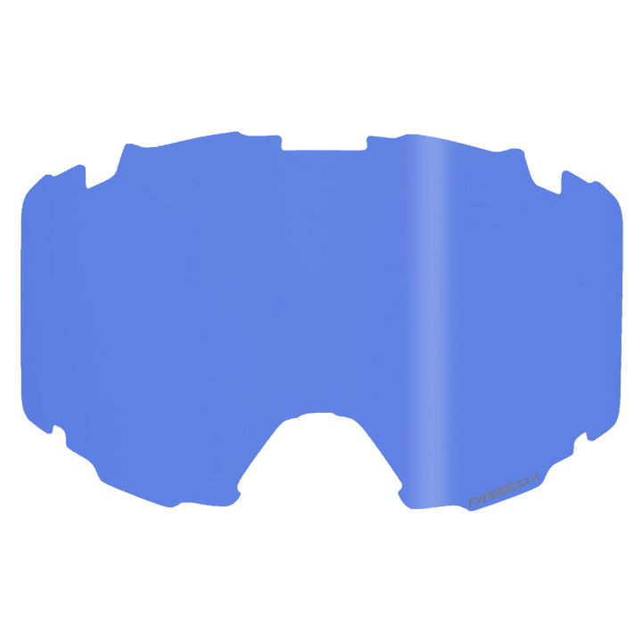 FXR Pilot Clear Dual-Mirror Lens - Blue