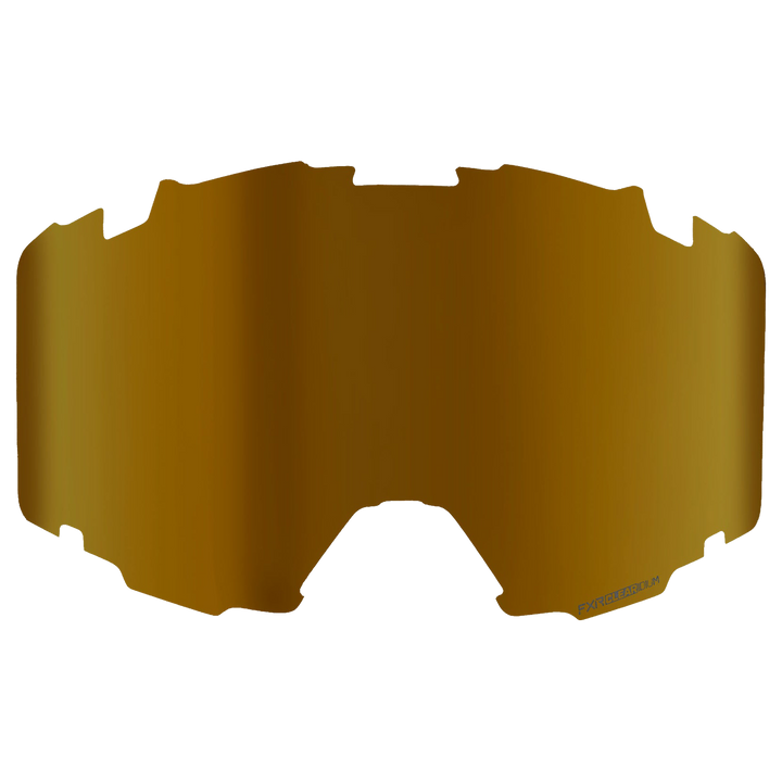 FXR Pilot Clear Dual-Mirror Lens - Bronze/Gold